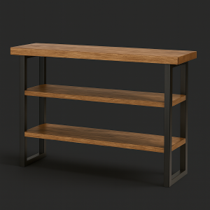 Plane & Pillar Console Table