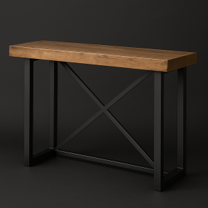 Vertex Cross Console Table