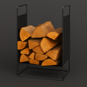 Minimalist Frame Firewood Holder