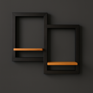 Duo Frame Floating Shelf