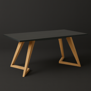 Modern Geometric Dining Table