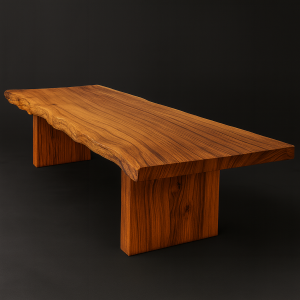 Monolith Live-Edge Dining Table